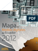 Mapa de medios digitales Ecuador 2012