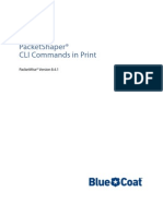 Bluecoat Packet Shaper CLI in Print 8.4