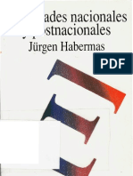 46434112 Jurgen Habermas Identidades Nacionales y Posnacionales