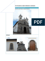 Investigación Fotográfica Sobre Patrimonio Construido