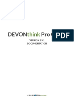 DEVONthink Pro Office Manual