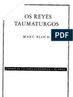 Marc Bloch Los Reyes Taumaturgos