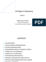 Metal Fatigue in Engineering: Team Leader (Boeing-Coe) Infotech Enterprises Limited, Hyderabad