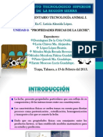 Propiedades Fisicas de La Leche-Unidad 2