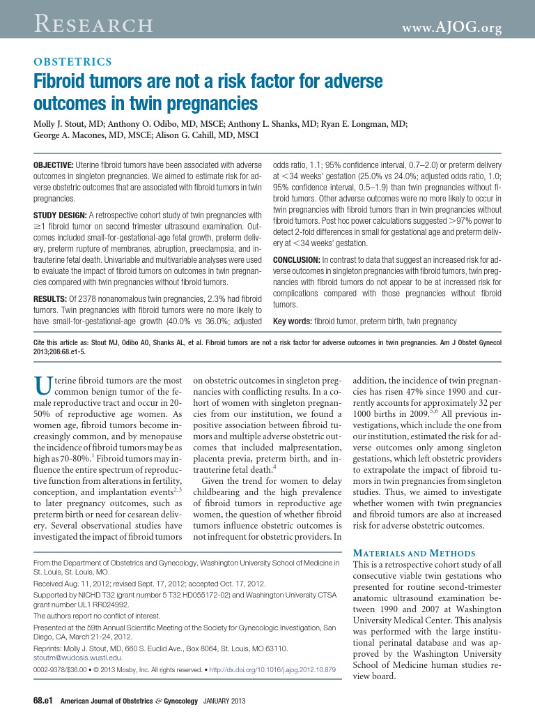 Fibroid Tumors | PDF | Self-Improvement | Wellness