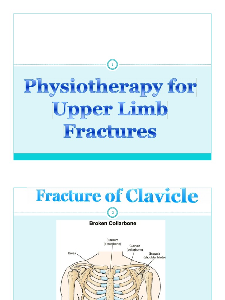 Upper Limb Fractures Physiotherapy.pdf Elbow Anatomical Terms Of Motion