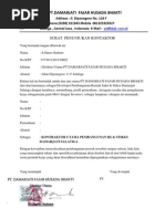 Contoh Surat Penunjukan
