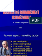 MARKETING MENADŽMENT ISTRAŽIVANJA - V. Stojanović