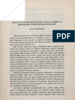 11-İbrahim Kafesoğlu - Ahlat Ve Çevresinde, 1945'te Yapılan Târîhî Ve Arkeolojik Tedkîk Seyâhati Raporu