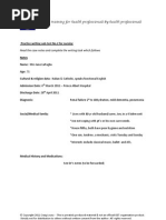OET Writing | Physical Therapy | Dentistry