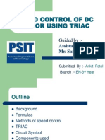 DC Speed Motor Control