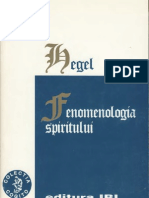 G. W. F. Hegel-Fenomenologia Spiritului-IRI (2000)