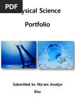 Physical Science Portfolio