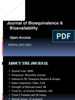 Journal of Bioequivalence & Bioavailability