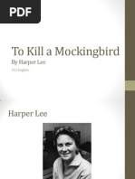 To Kill A Mockingbird Background Info