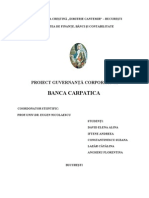 Banca Carpatica- Referat Guvernanta FINAL.1