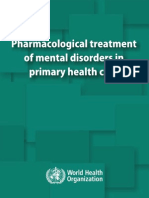 psychiatry drug treatment in primary care