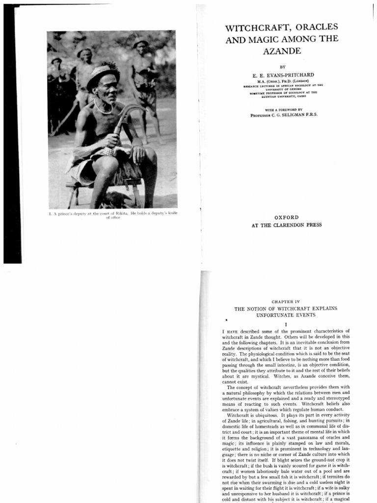 Azande Witchcraft | PDF