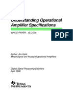 Understanding Operational Amplifier Spec