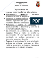 Acoustics and Vibrations - Mechanical Measurements - Aplicaciones del Análisis Experimental de Vibraciones