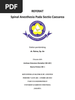 Download Referat Spinal Anestesi by Andreas Octaviano SN131626536 doc pdf