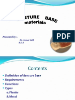 Denture Base Materials 