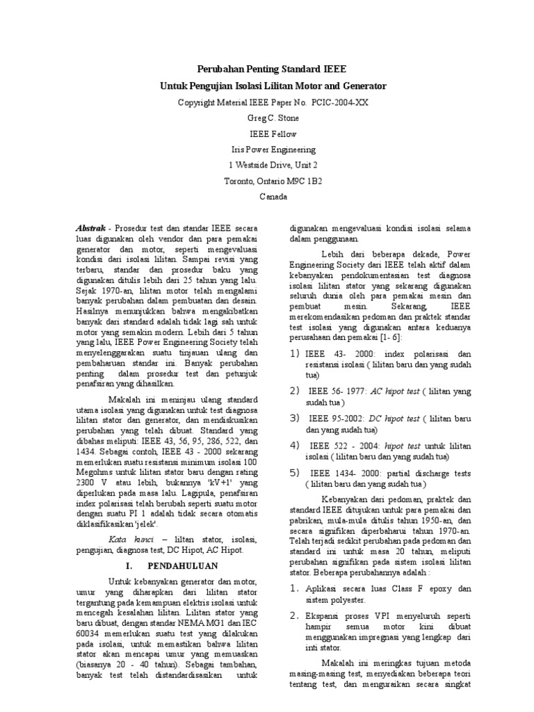 Perubahan Penting Standard Ieee