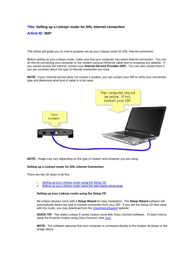 Como Conectar El Router A Infinitum PDF Router