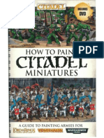 How To Paint Citadel Miniature 2012