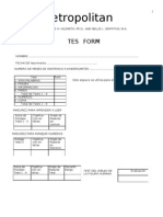 Metropolitan Readness Tests