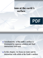 Chemical Reaction in Earth Surface