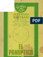 Bentham, Jeremias - El Panoptico (El Ojo Del Poder - Foucault)