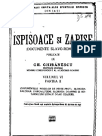 Gh. Ghibanescu - Ispisoace Si Zapise 6.2 (1643-1831)