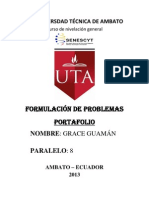 Formulación de problemas universitarios