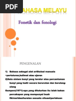 Fonetik dan Fonologi Bahasa Melayu