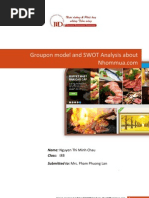Download Groupon Model and SWOT of Nhommuacom Final Report by Nguyen Minh Chau SN131650944 doc pdf