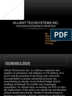 Alliant Techsystems Inc.: (Changing Government Priorities)