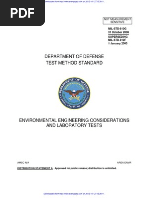 Mil STD 810g | PDF | Engineering