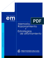 Memoria Razonamiento y Estrategias de Afrontamiento PDF