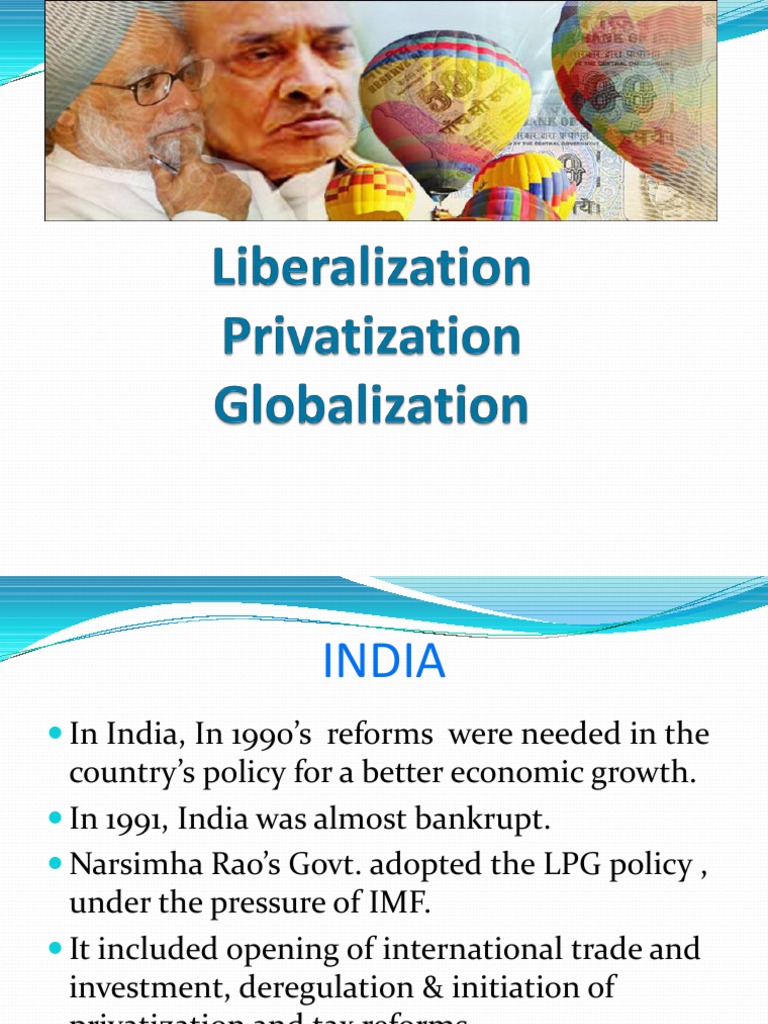 Liberalization Privatization Globalization | PDF | Privatization ...