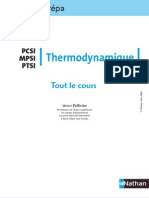Tout Le Cours - Thermodynamique PCSI MPSI PTSI