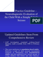 Clinical Guideline for Febrile Seizure Evaluation in Children