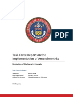 Colorado Amendment 64 Implementation Report
