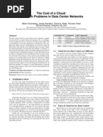 The Cost of A Cloud: Research Problems in Data Center Networks