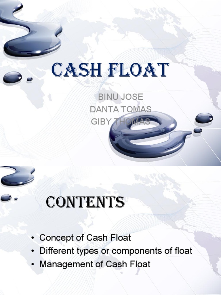 Cash Float PDF Float (Money Supply) Cheque