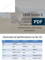 E&BE lesson 6