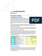 Mejoras de Presto 2013