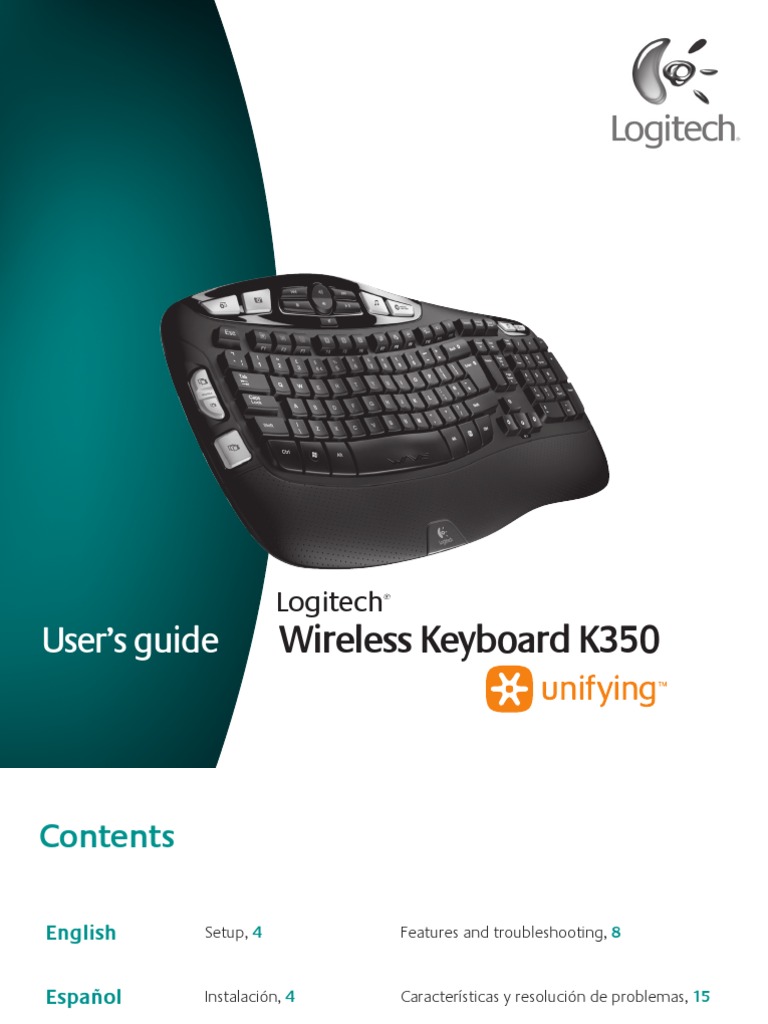 Logitech Wireless Keyboard K350 Manual | PDF | Windows Xp | Application ...