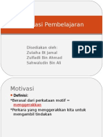 Motivasi Pembelajaran