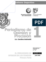 Periodismo de Opinion y Precision - Modulo 1